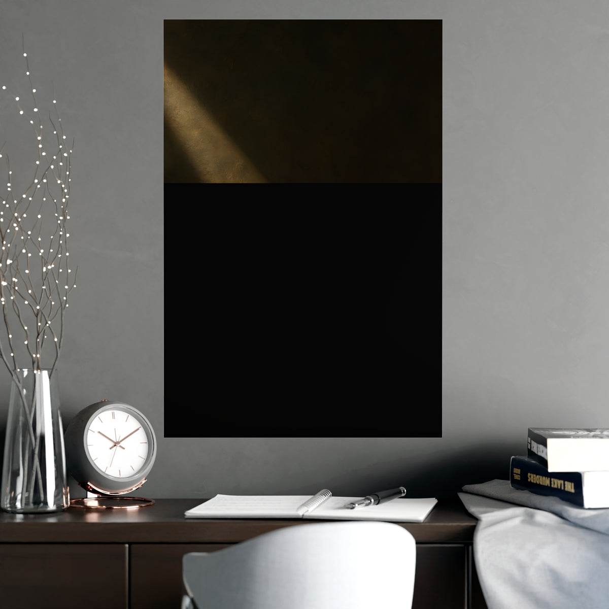 Only the Light — only the light, shown framed on a wall