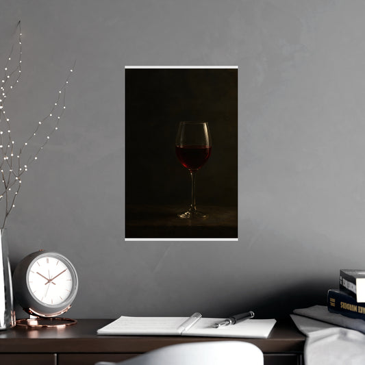 The Colour in the Glass — the colour in the glass, shown framed on a wall