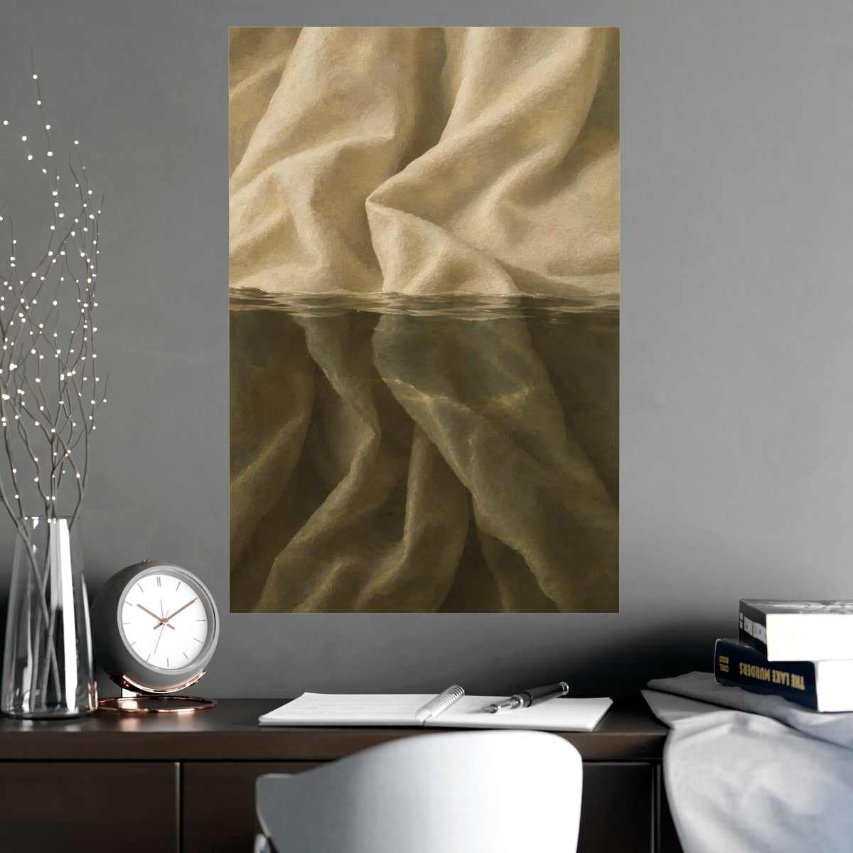 Where It Meets the Water | Textile Study Print | Wall Art