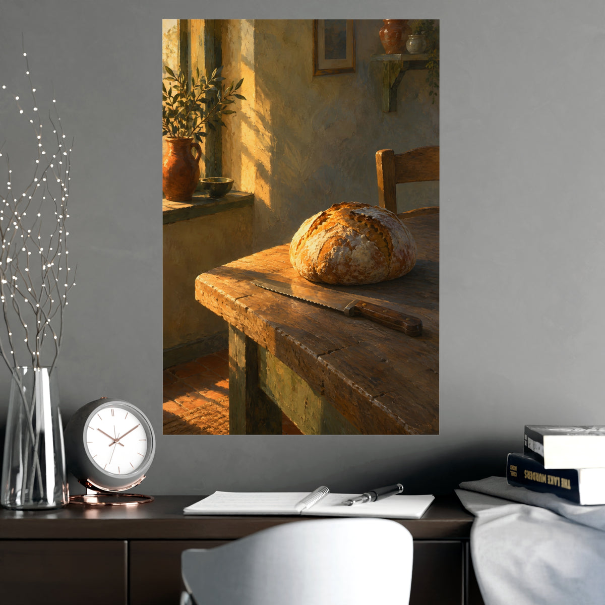 Late Sun on the Loaf — late sun on the loaf, shown framed on a wall
