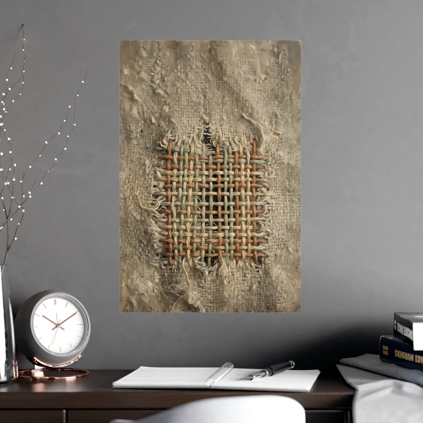 The Mend | Textile Study Print | Wall Art