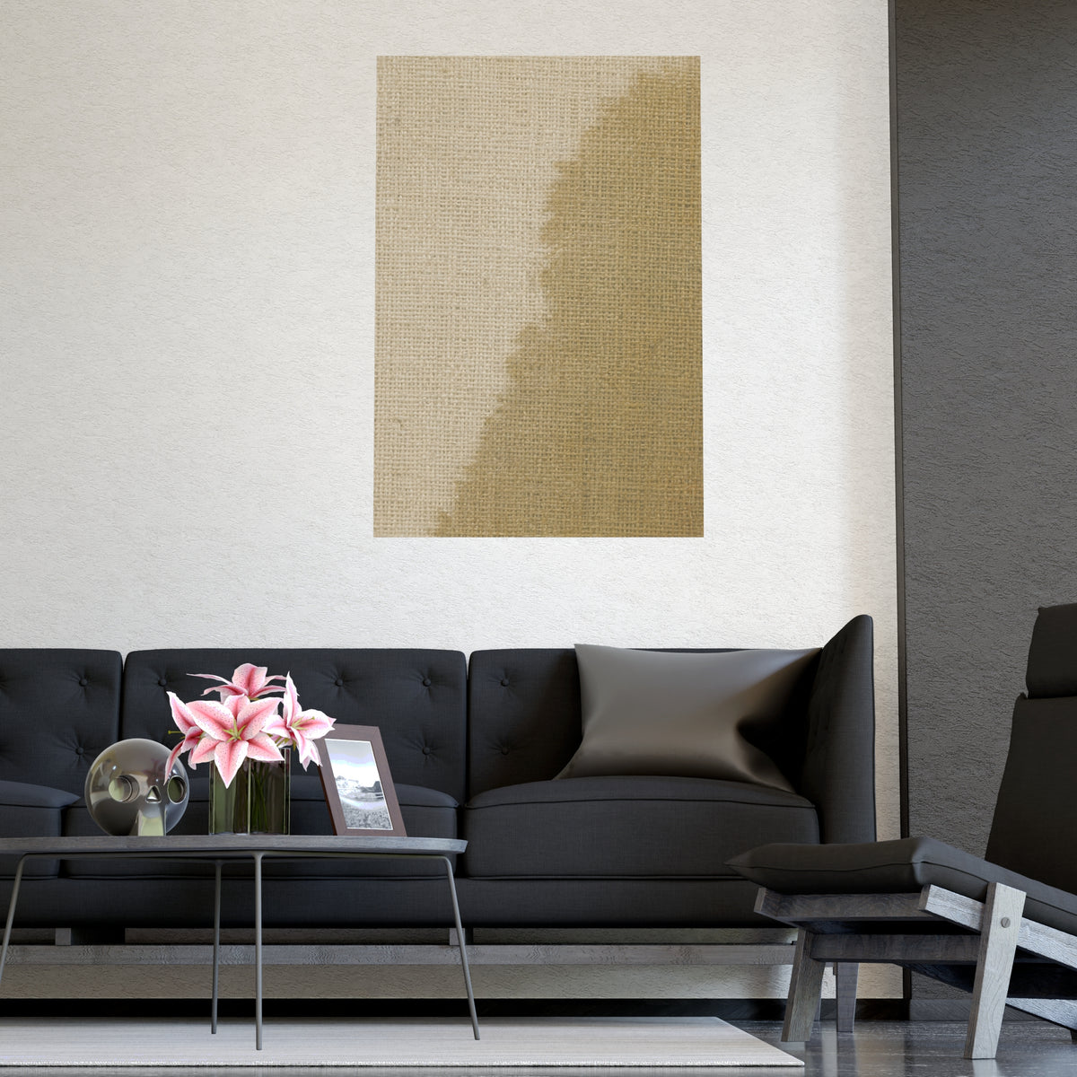 Damp at the Edge — damp at the edge, shown framed on a wall