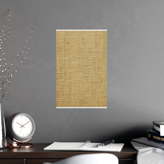 Hemp, Undyed — hemp, undyed, shown framed on a wall