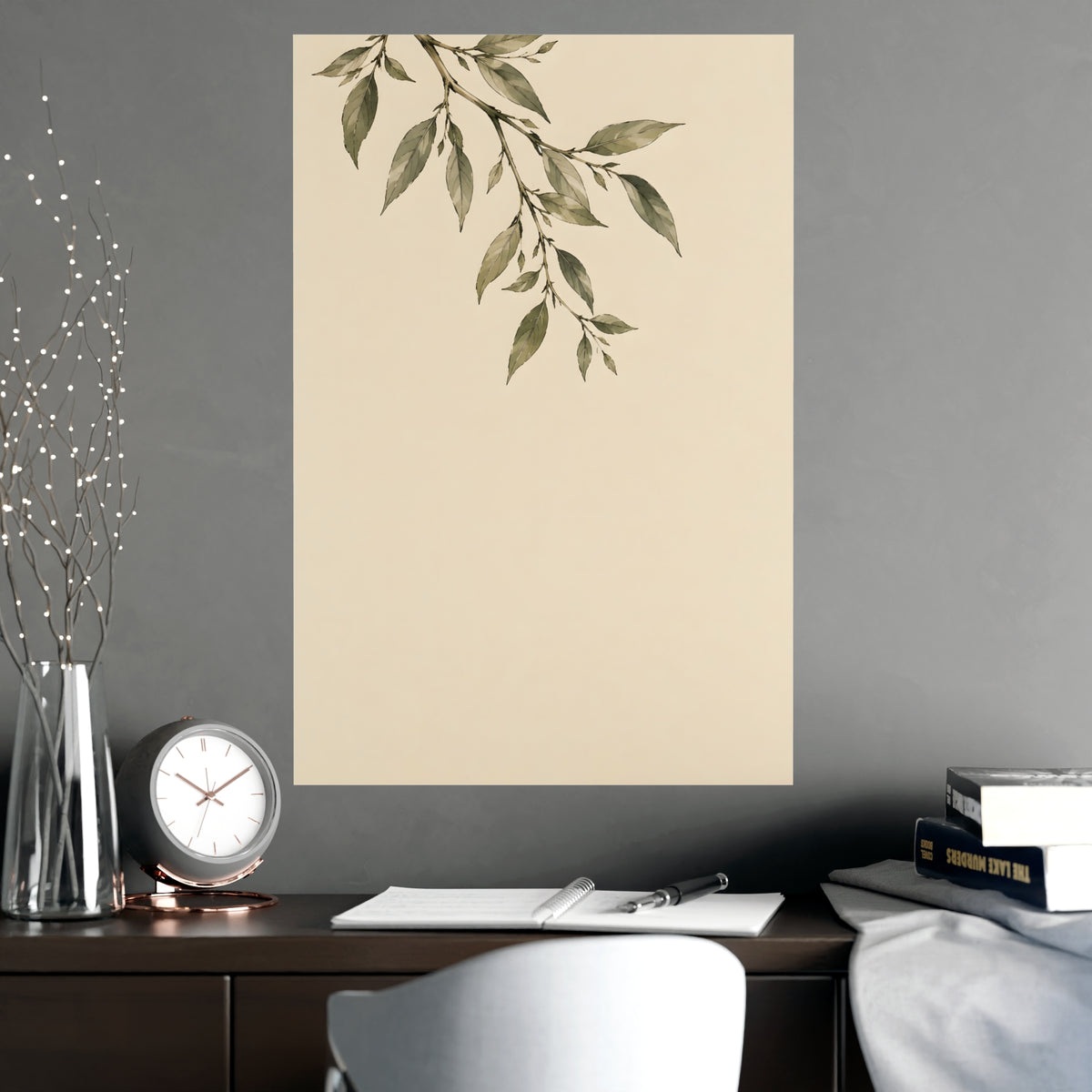 In from the Edge — in from the edge, shown framed on a wall