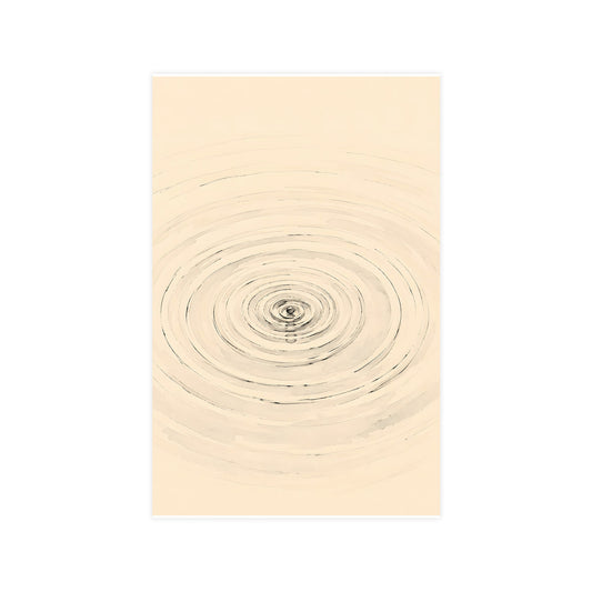 Rings on Water — rings on water, 11x17 in print