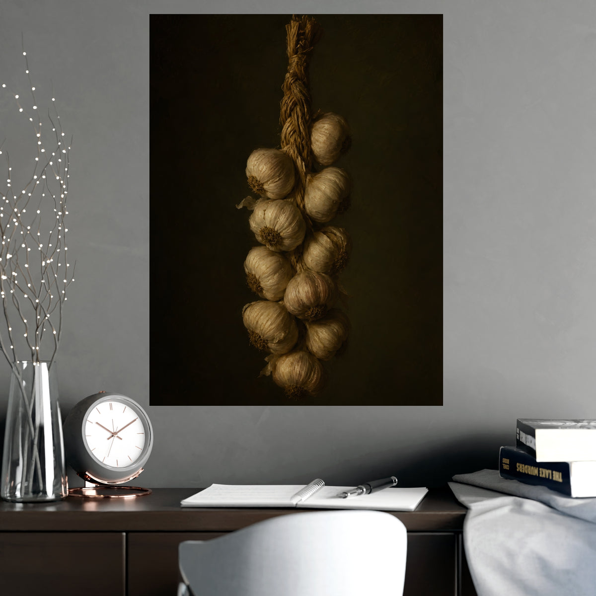 Hung to Dry — hung to dry, shown framed on a wall