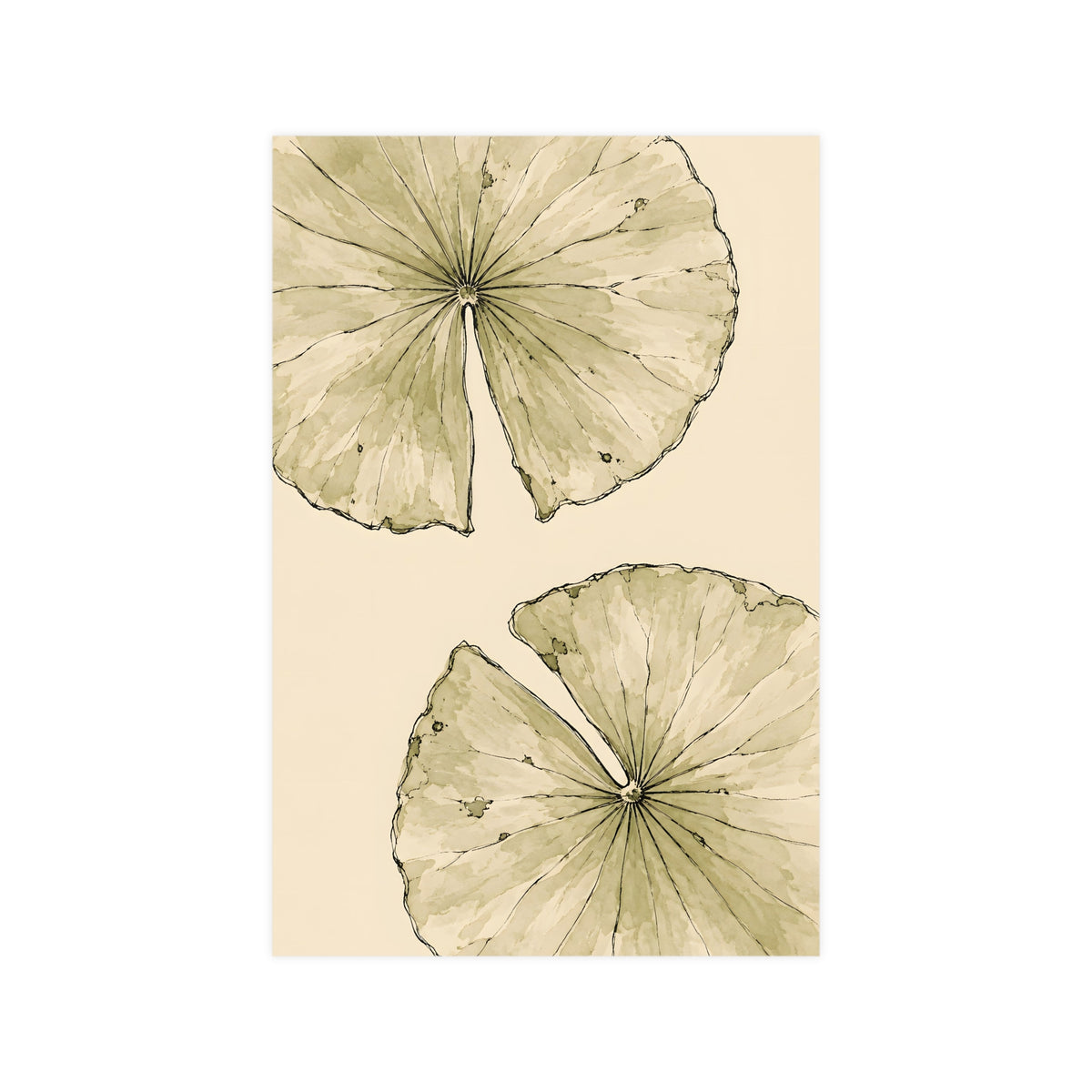 Lily Pads from Above — lily pads from above, 12x18 in print