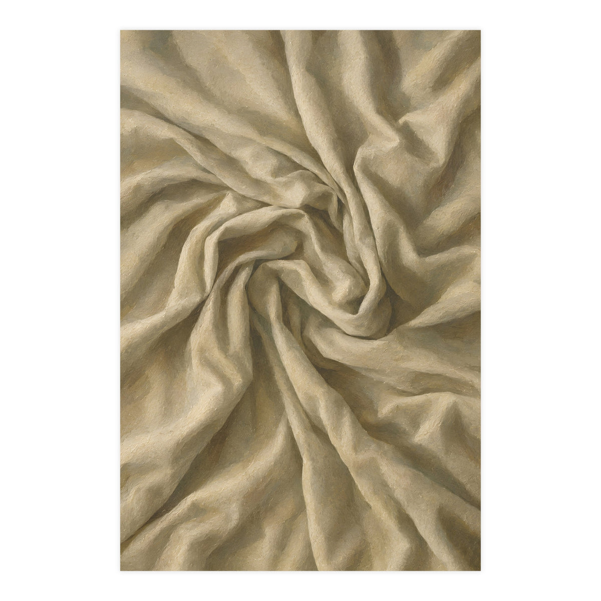 Caída en el Suelo | Estudio Textil | Lámina de Arte