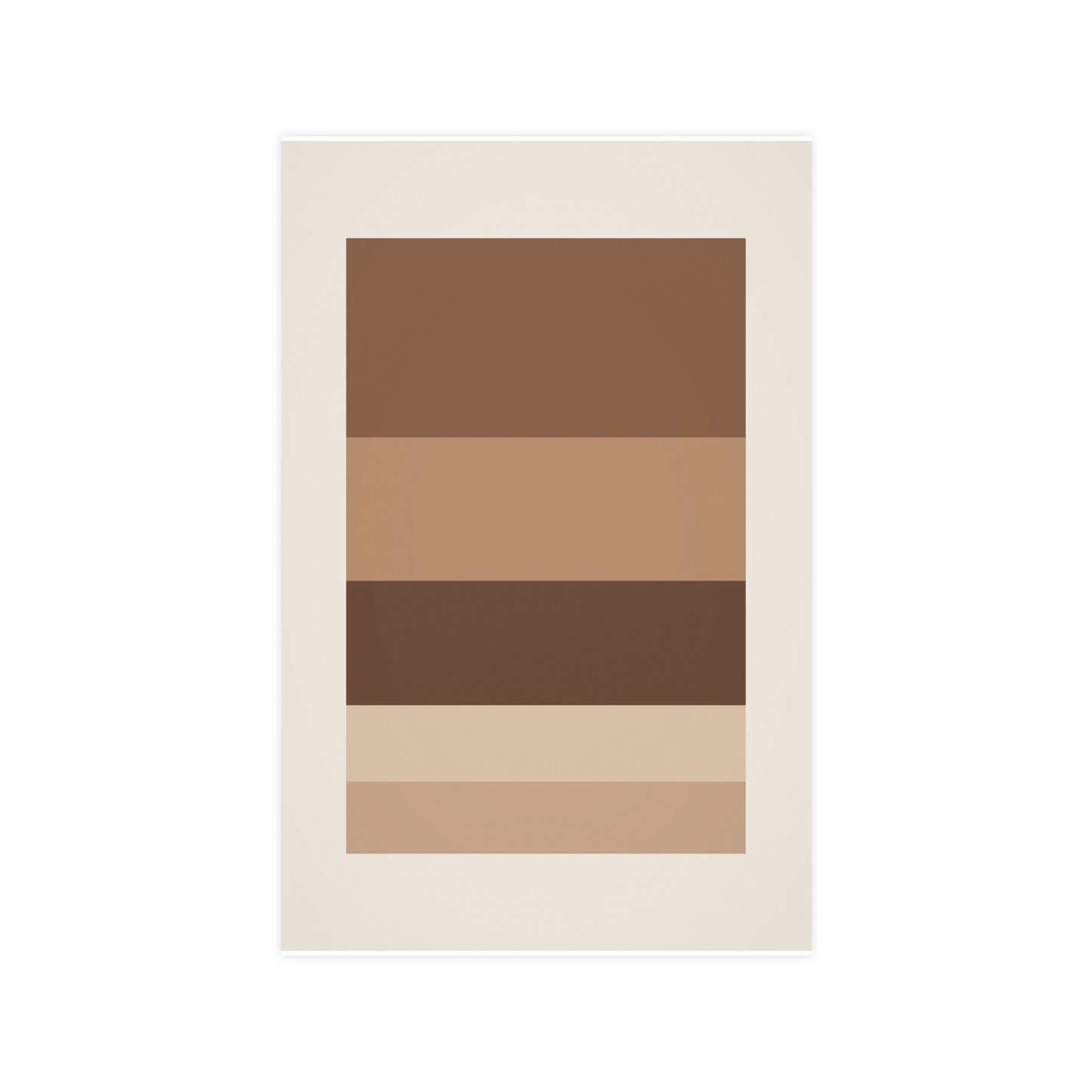 Sand Clay Blocks Modern Wall Art | Living Room Print