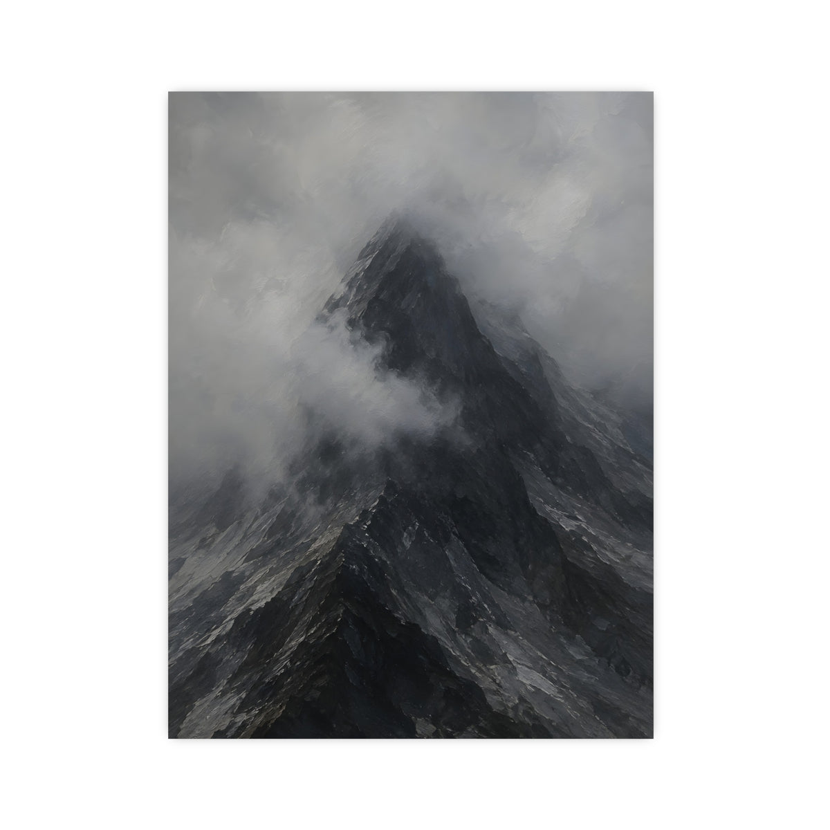 Peak in Cloud — peak in cloud, 12x16 in print
