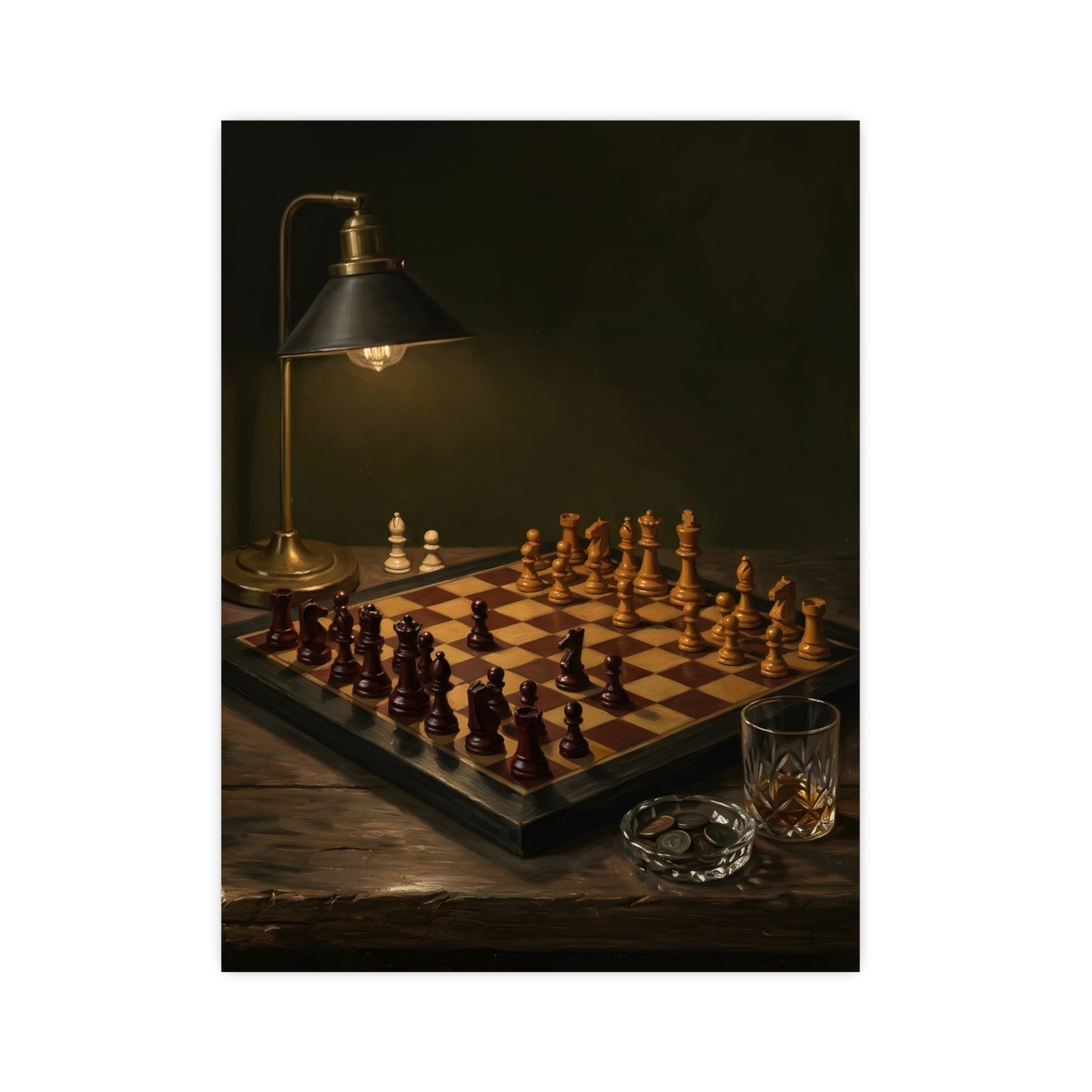 The Game, Unfinished — the game, unfinished, 16x24 in print