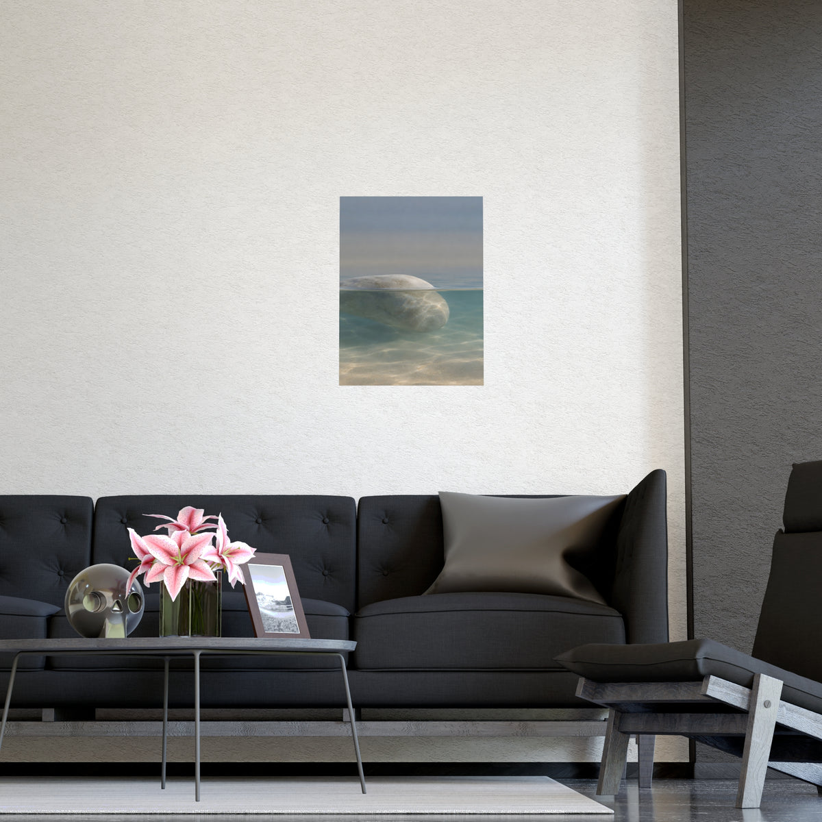 Half Under — half under, shown framed on a wall