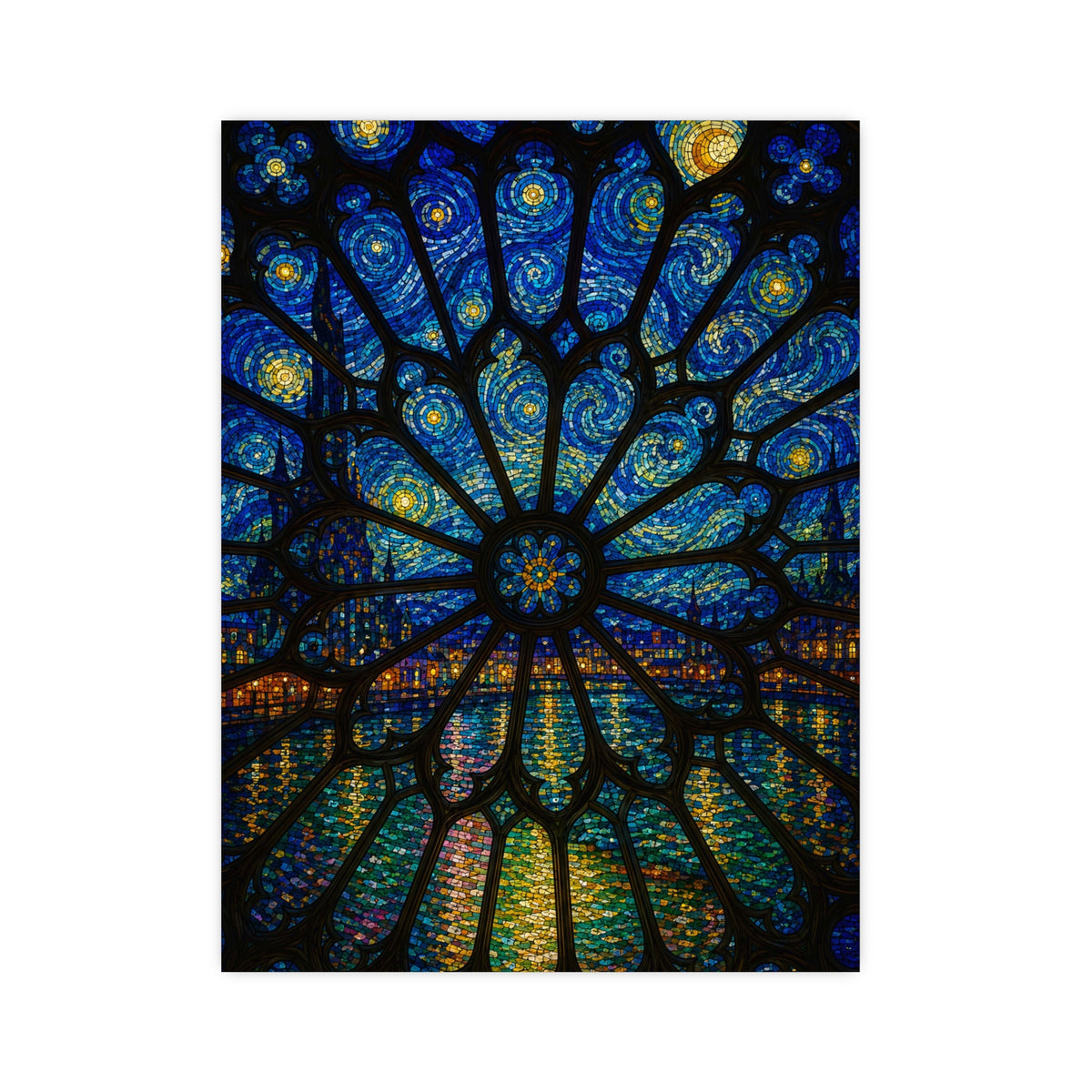 Rose Window — rose window, 12x16 in print
