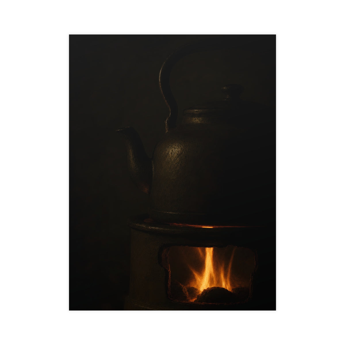 Under the Kettle — under the kettle, 18x24 in print