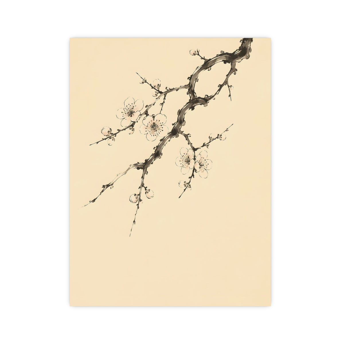 Plum Branch — plum branch, 12x16 in print
