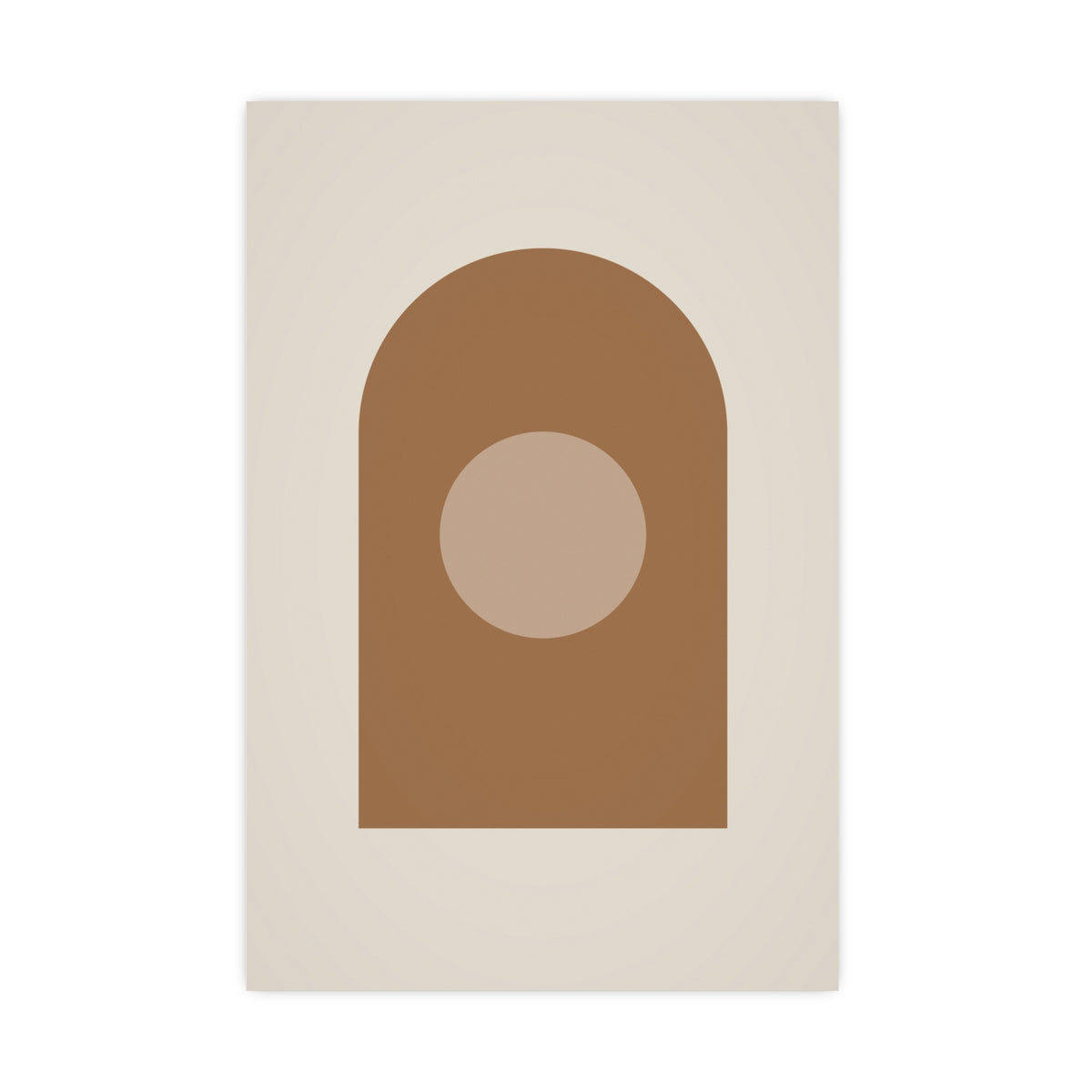Warm Earth Arch Boho Wall Art — arch in a warm earth palette, 20x30 in print