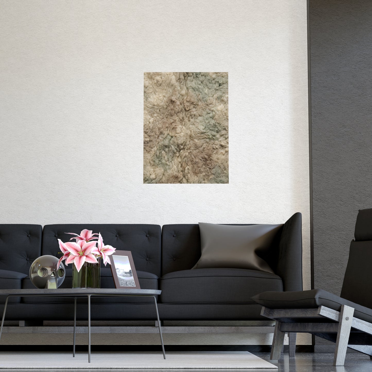 Felted Wool | Textile Study Print | Wall Art