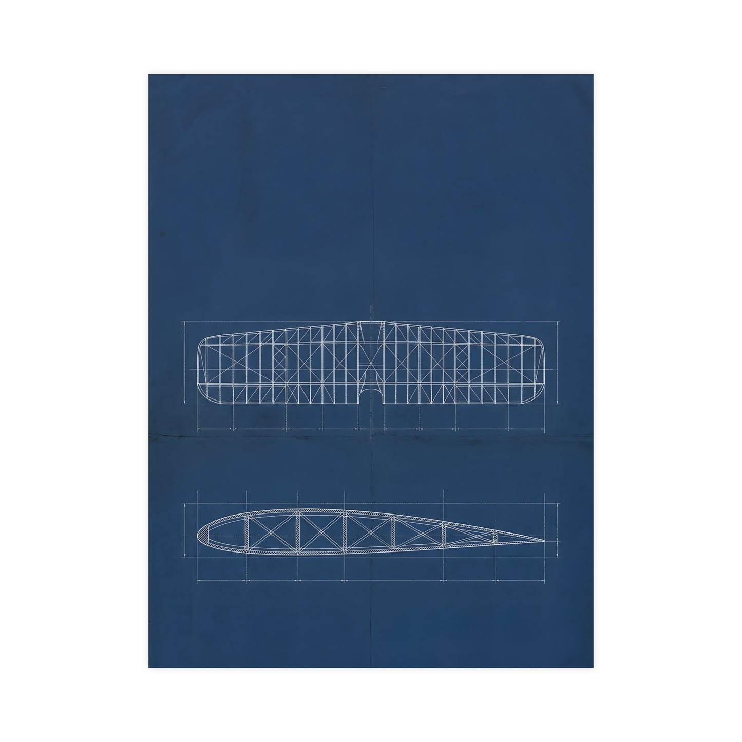 Aeroplane Wing — aeroplane wing, 12x18 in print