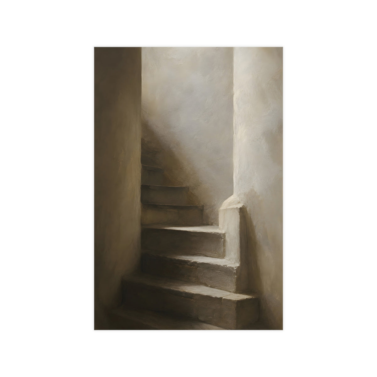 Stone Stair — stone stair, 12x18 in print