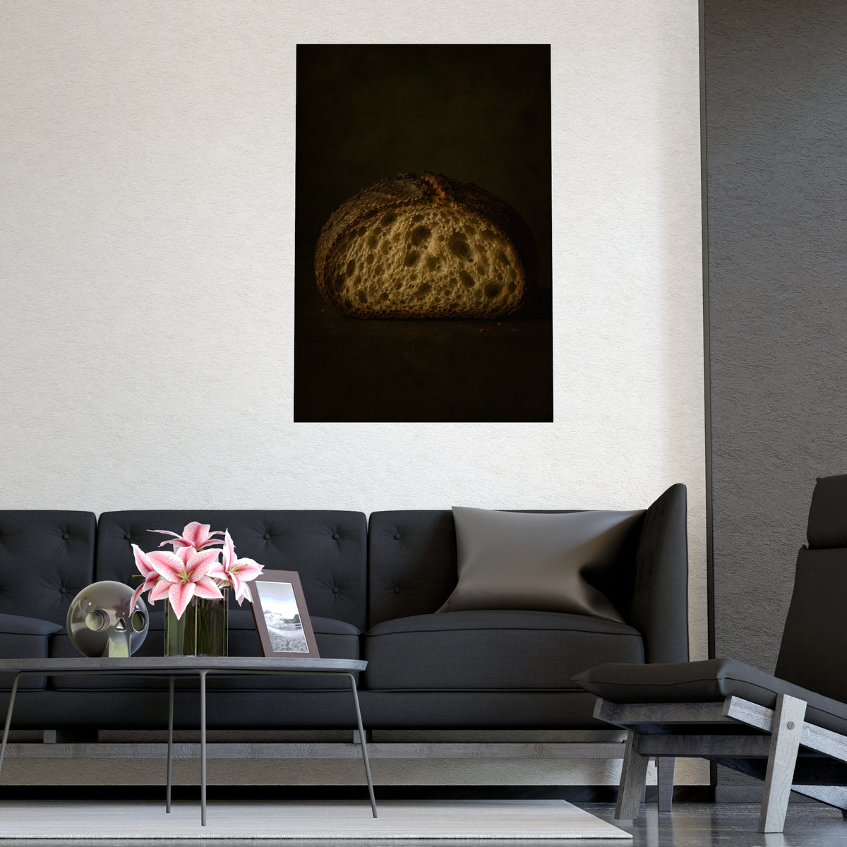 Cut Open — cut open, shown framed on a wall