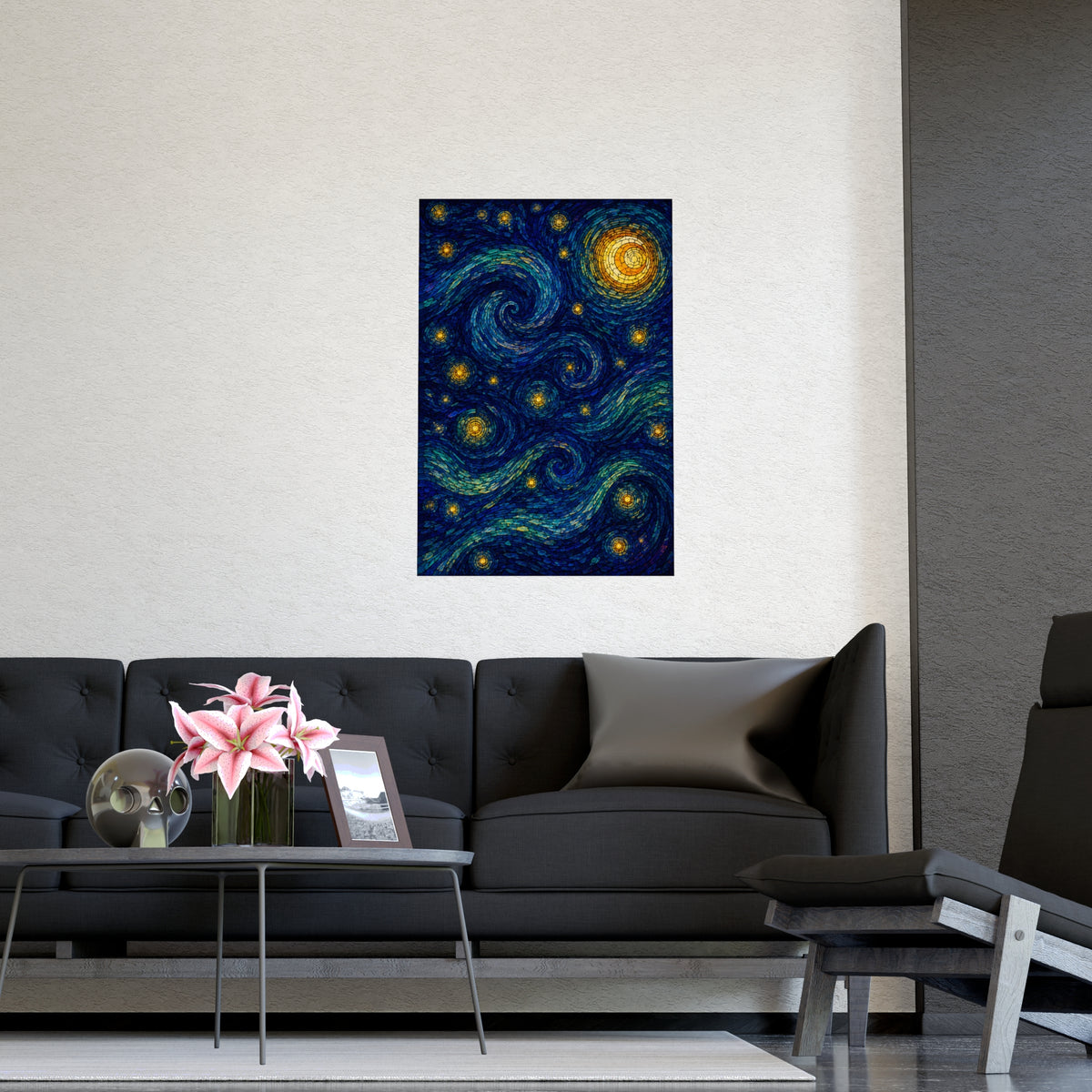 Nothing but Sky — nothing but sky, shown framed on a wall