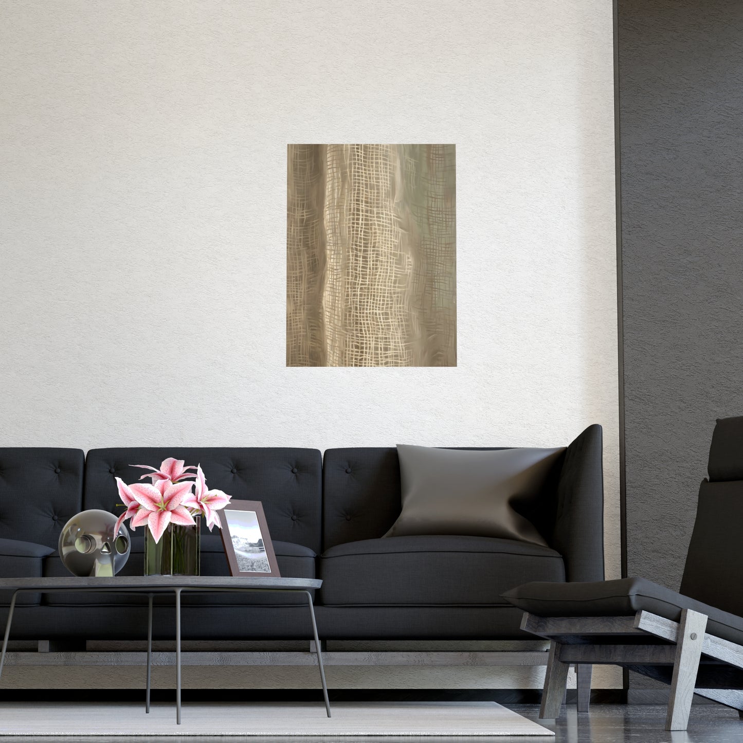Gauze, Backlit | Textile Study Print | Wall Art