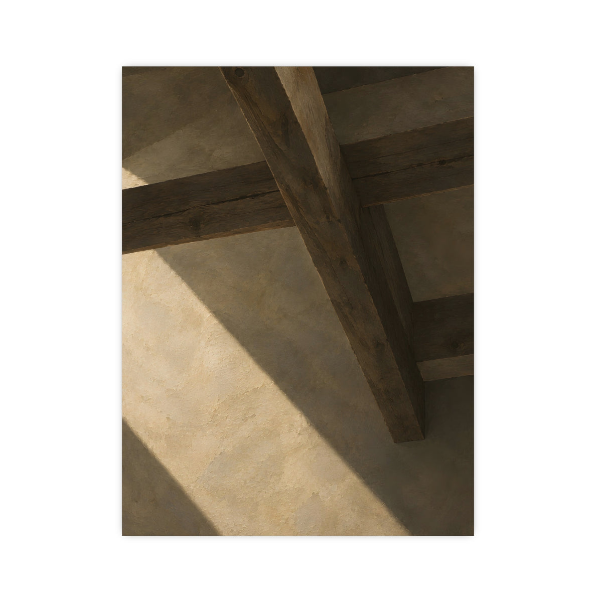 Beams Overhead — beams overhead, 12x16 in print
