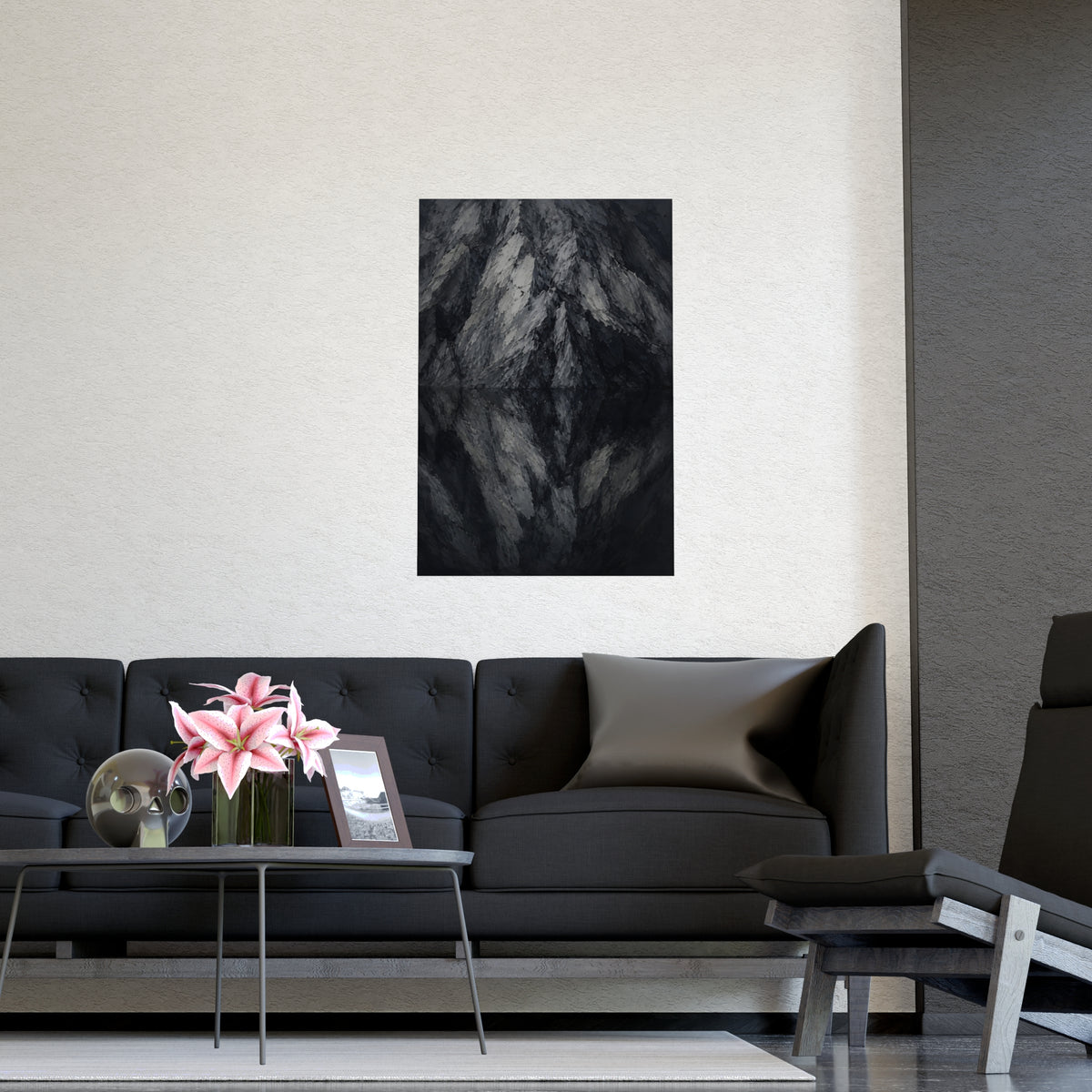 Still Water — still water, shown framed on a wall