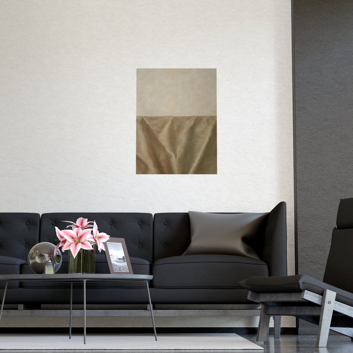 The Empty Half — the empty half, shown framed on a wall