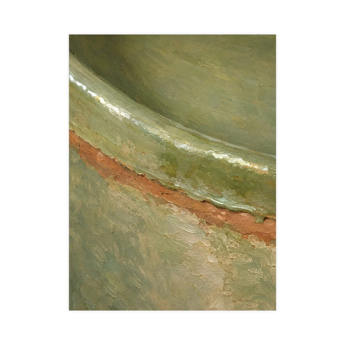 Close on the Glaze — close on the glaze, 18x24 in print