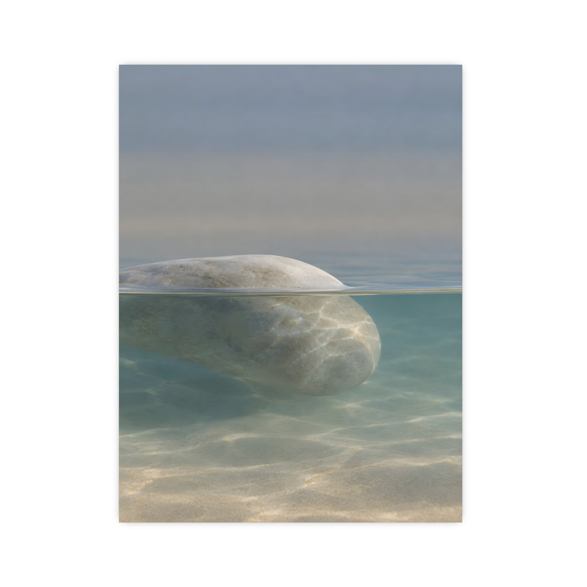 Half Under — half under, 12x16 in print