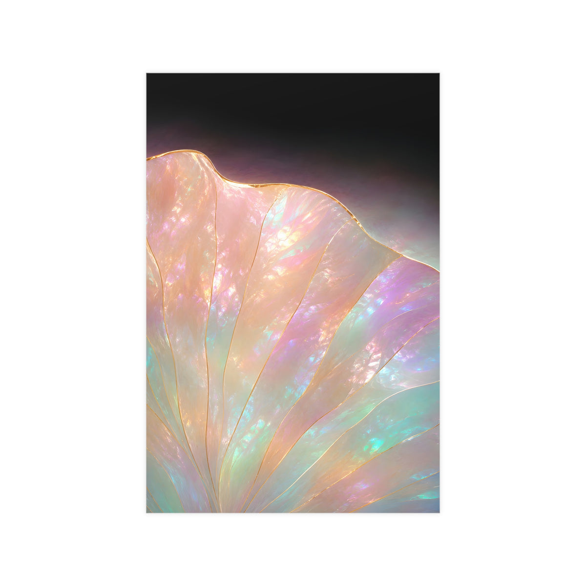 One Lotus Leaf — one lotus leaf, 12x18 in print