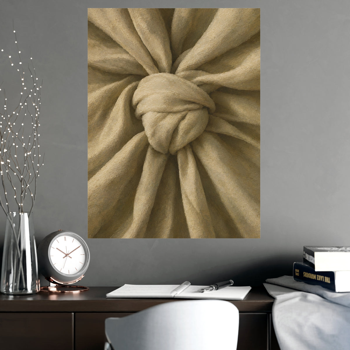 One Knot | Textile Study Print | Wall Art