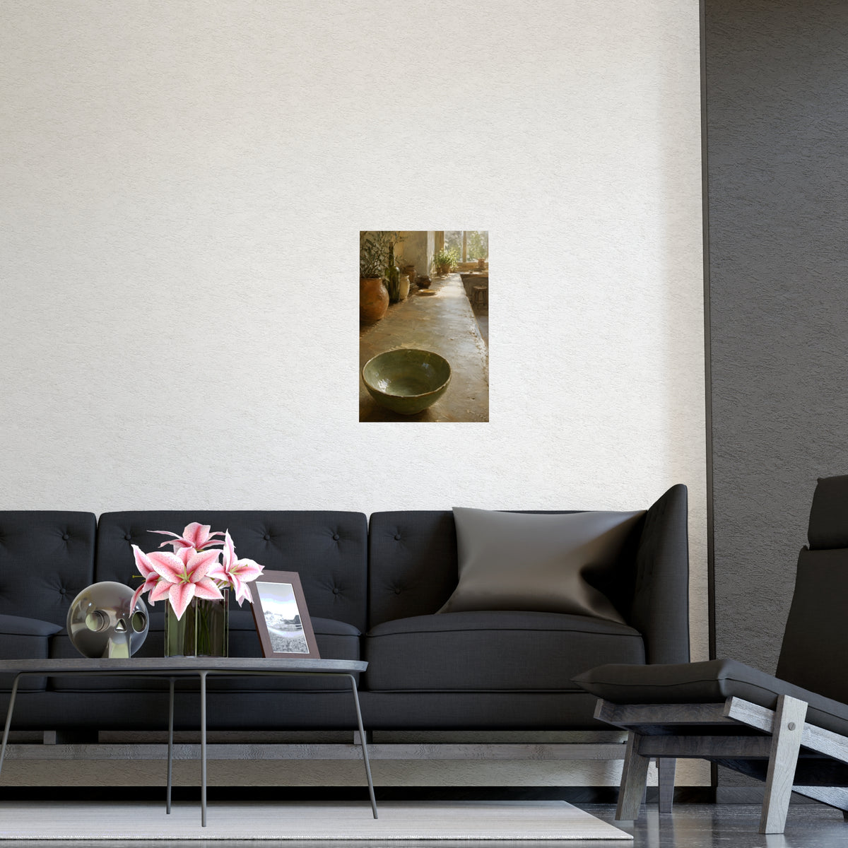 The Long Counter — the long counter, shown framed on a wall