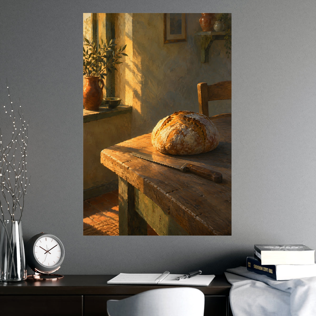 Late Sun on the Loaf — late sun on the loaf, shown framed on a wall