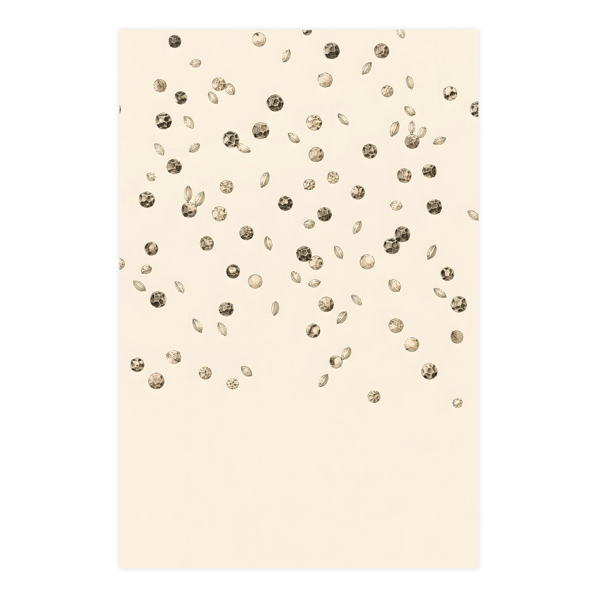 Scattered Seeds — scattered seeds, 24x36 in print