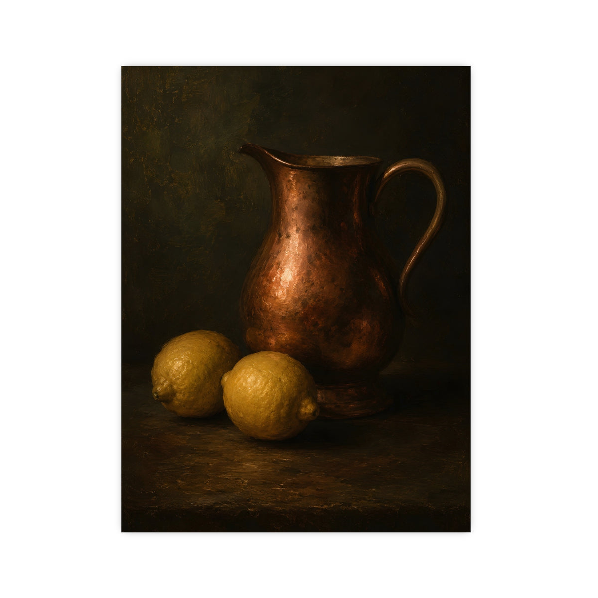 Copper and Lemons — copper and lemons, 12x16 in print