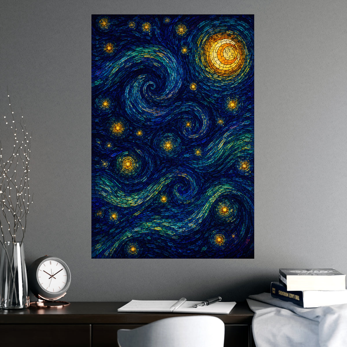 Nothing but Sky — nothing but sky, shown framed on a wall
