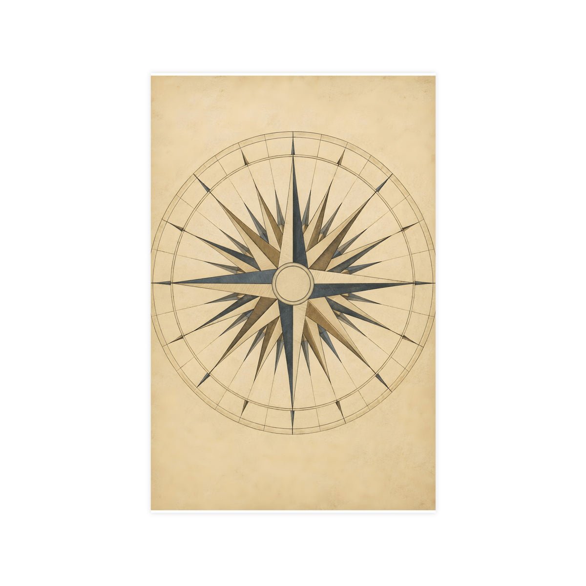 The Compass Card — the compass card, 11x17 in print