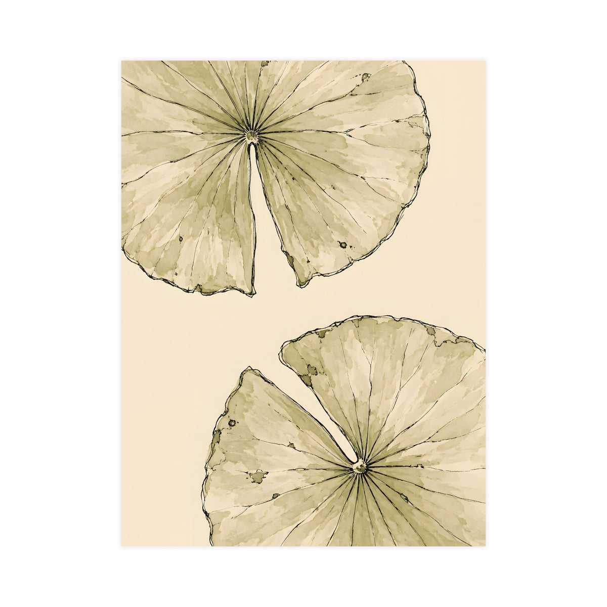 Lily Pads from Above — lily pads from above, 18x24 in print