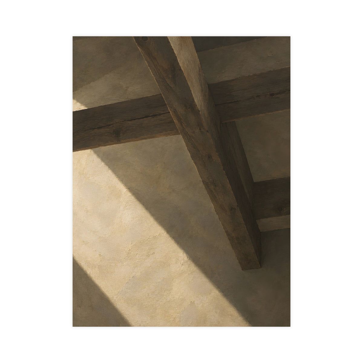 Beams Overhead — beams overhead, 18x24 in print