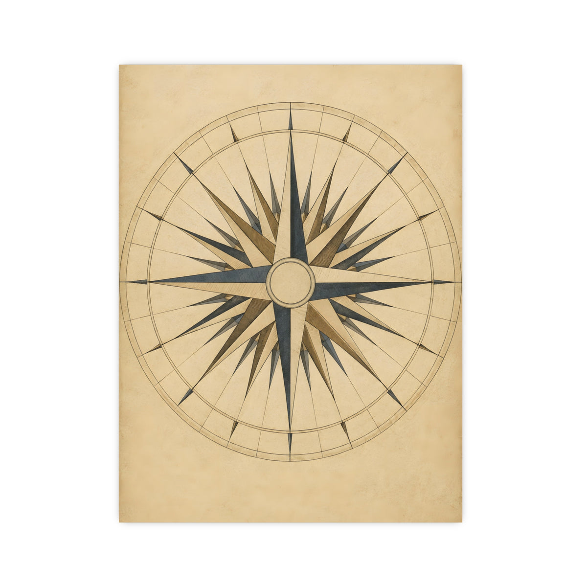The Compass Card — the compass card, 12x16 in print