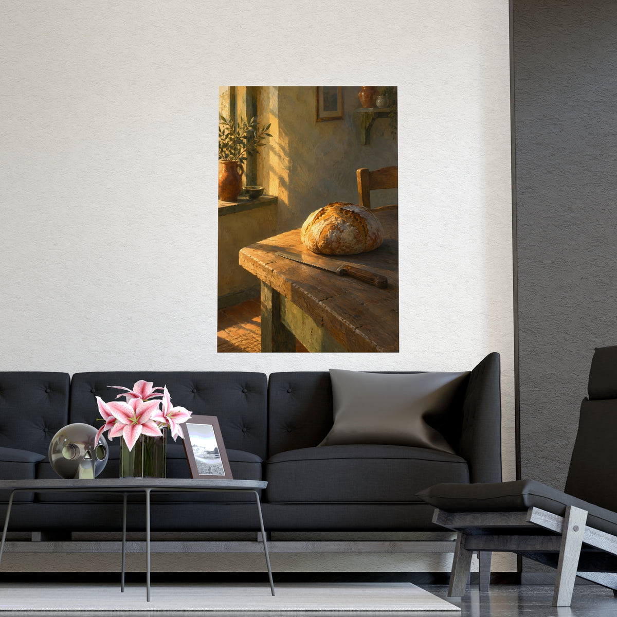Late Sun on the Loaf — late sun on the loaf, shown framed on a wall