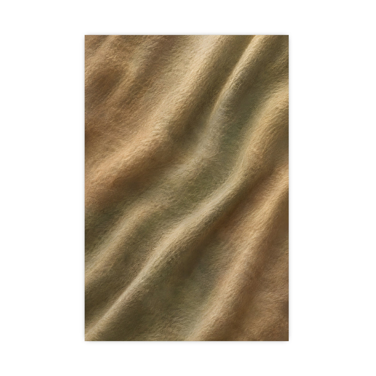 Felted Wool — felted wool, 16x24 in print