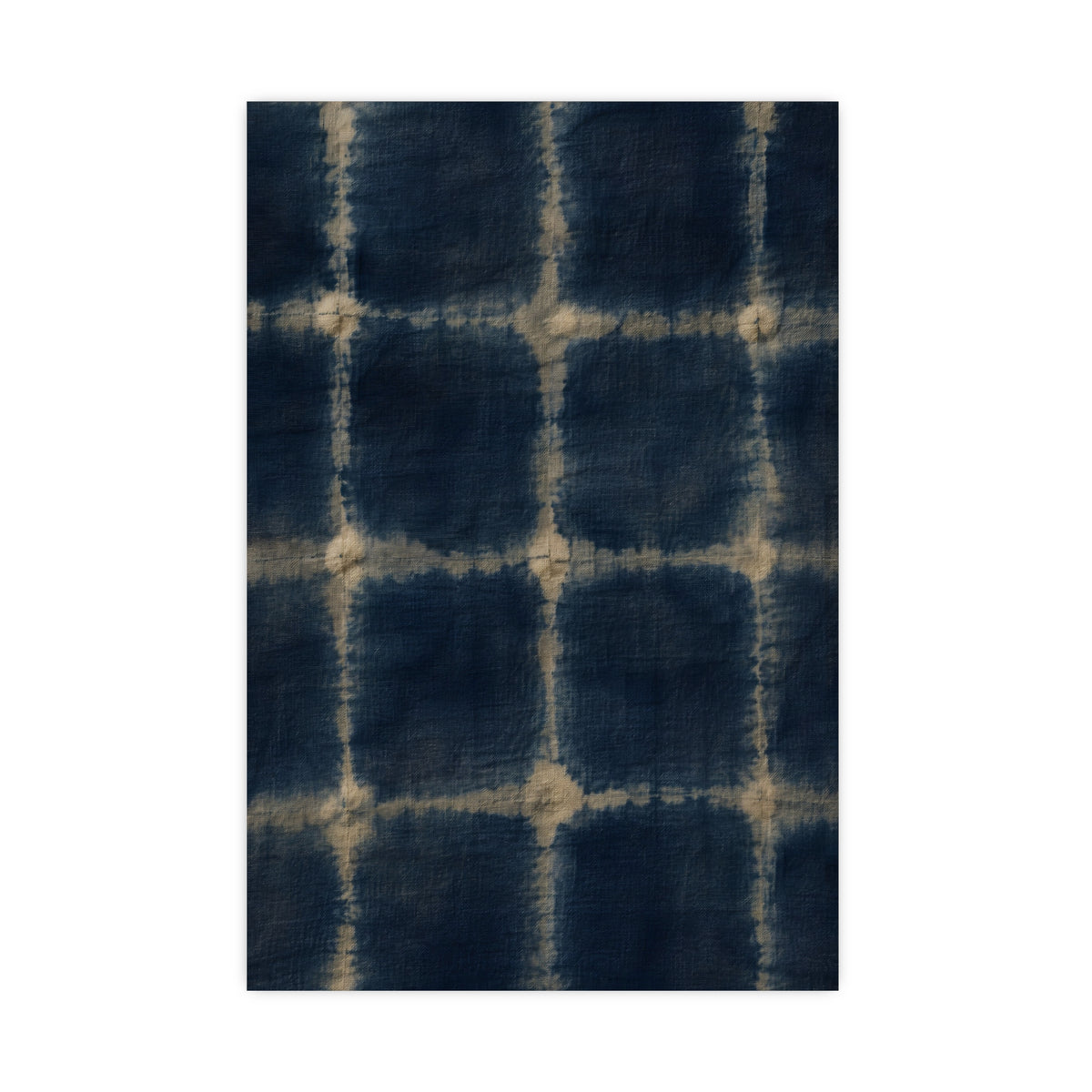 Indigo, Tied — indigo, tied, 20x30 in print