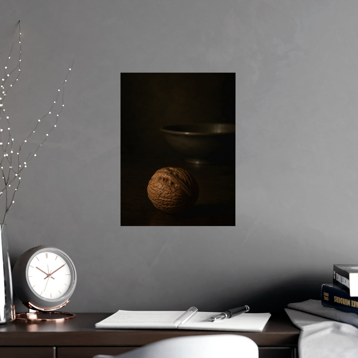 Near and Far — near and far, shown framed on a wall