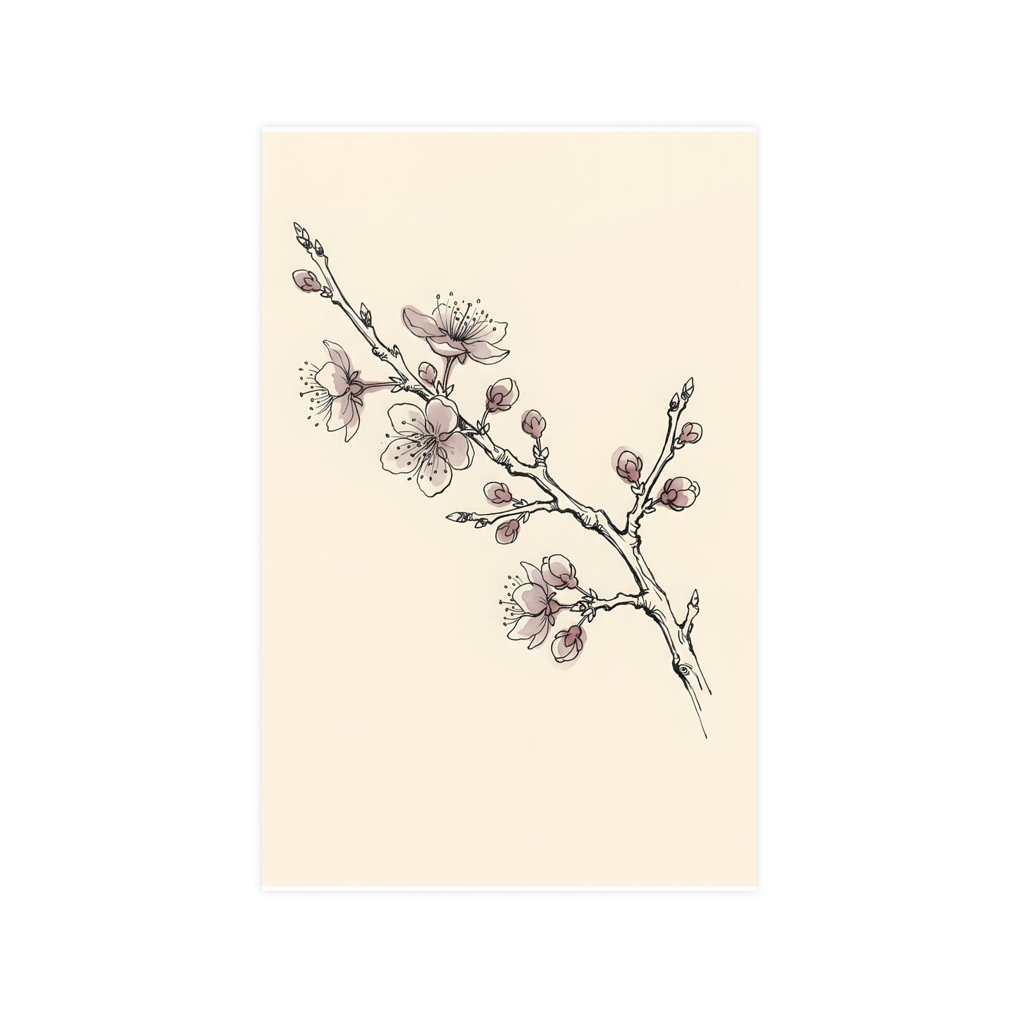 Plum Branch — plum branch, 11x17 in print