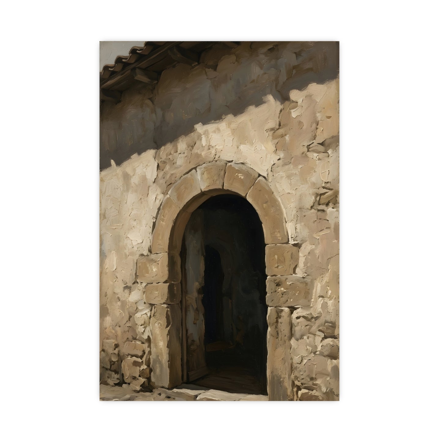 Arched Doorway — arched doorway, 18x24 in print