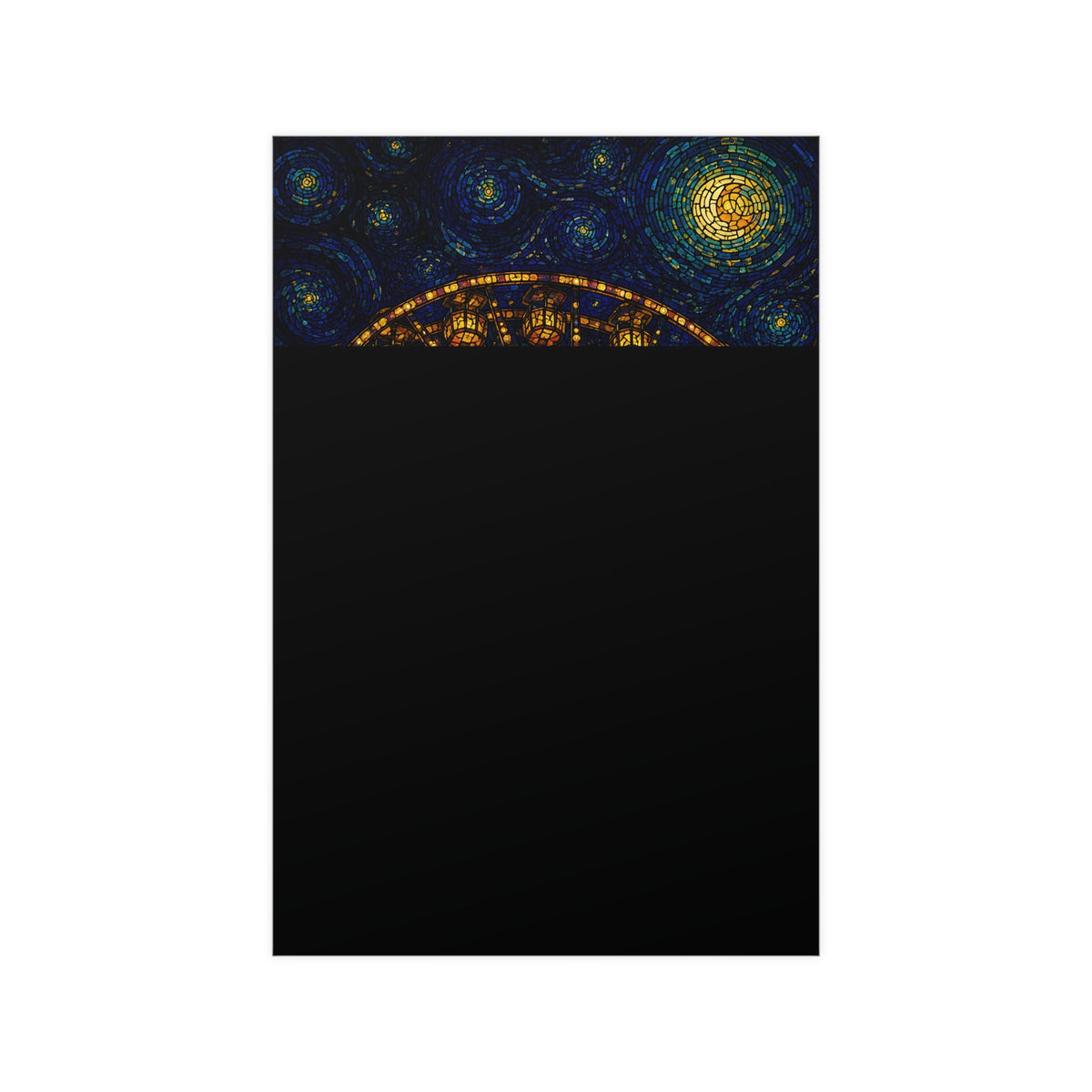 The Wheel at Night — the wheel at night, 12x18 in print