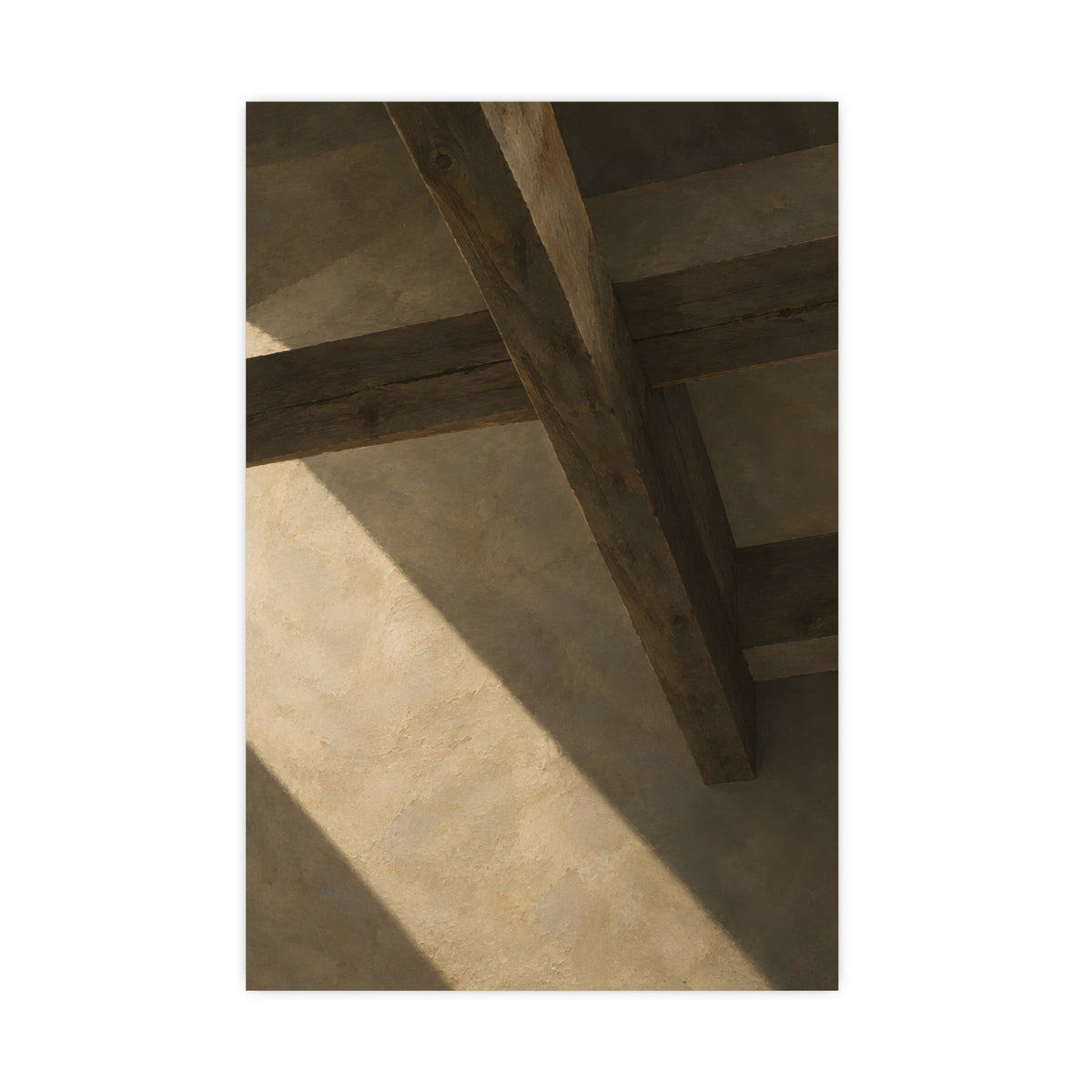 Beams Overhead — beams overhead, 16x24 in print
